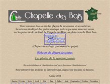 Tablet Screenshot of chapelledesbois.eu